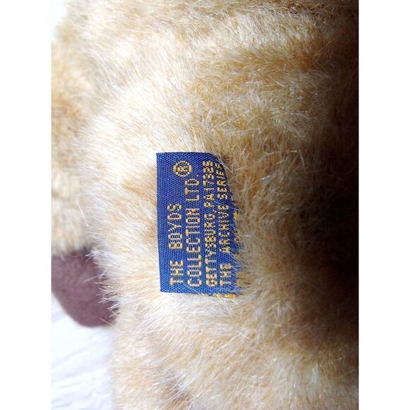 BOYDS BEAR BROWN POSABLE TEDDY BEAR 16" STUFFED PLUSH DOLL TOY. - Picture 5 of 6
